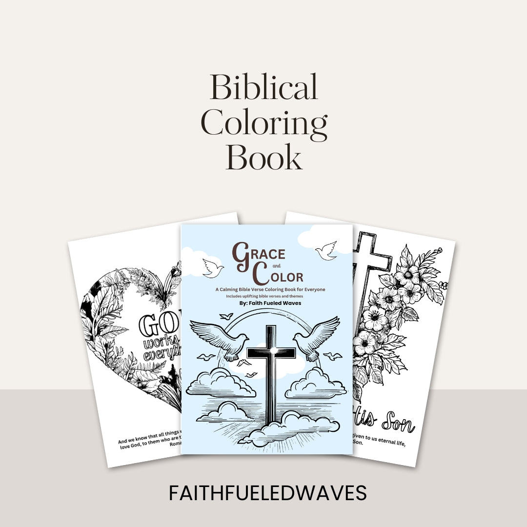 Biblical Coloring Book | Scripture-Inspired Christian Coloring Pages